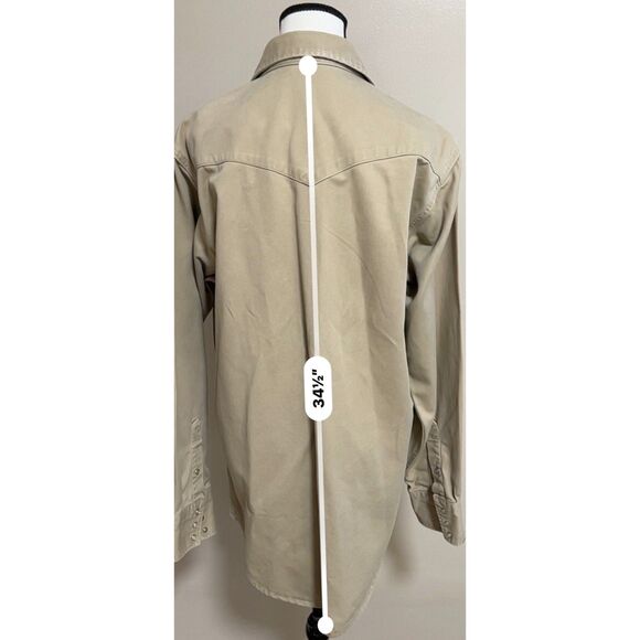 Vintage Carhartt Pearl Snap Western Work Shirt. - Picture 5 of 8